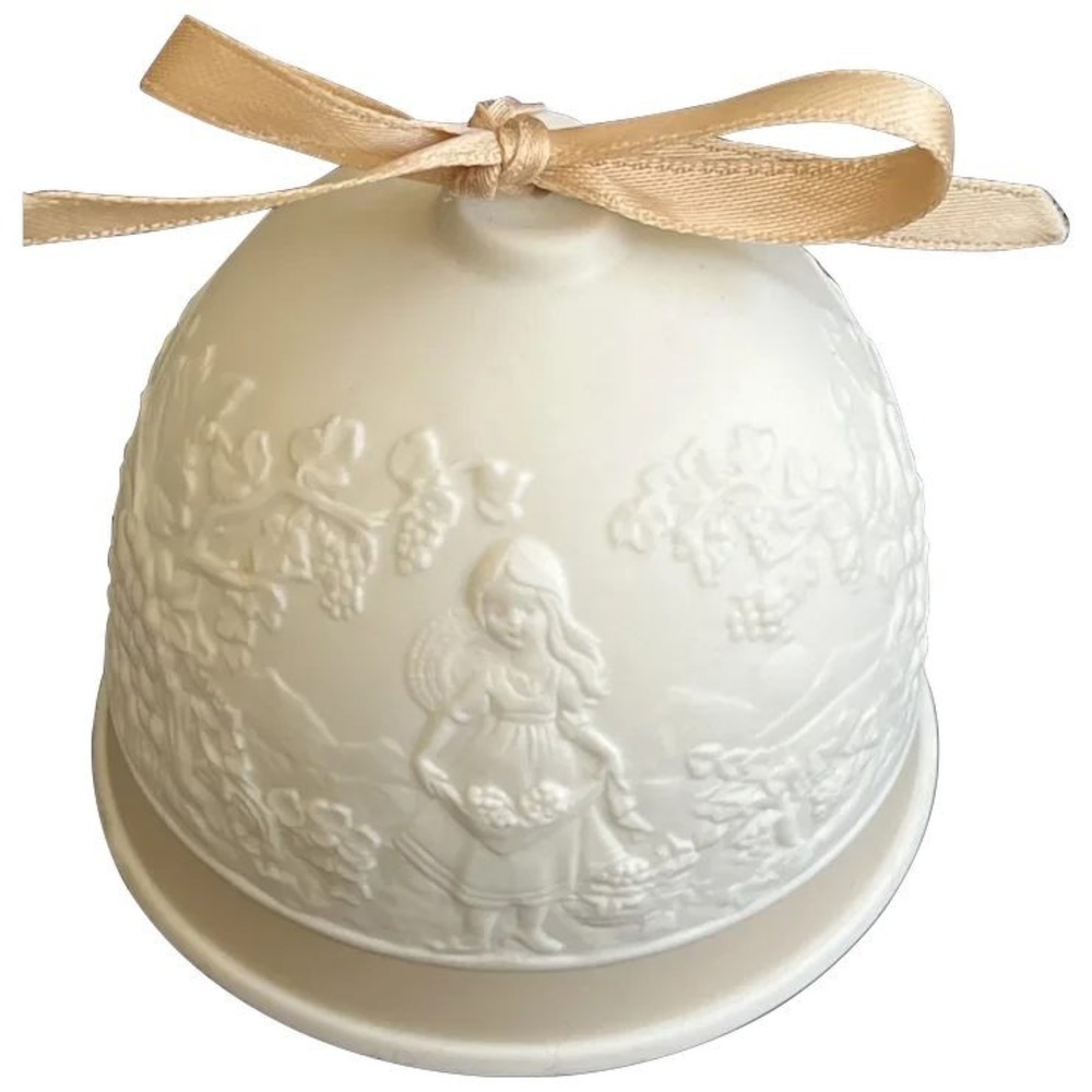 Lladro 1993 Fall Bell Collectors Grapes Wine Made in Spain